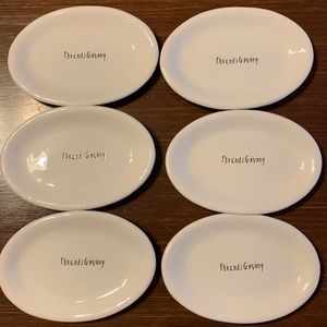 Rae Dunn Friendsgiving Ovals Set of 6